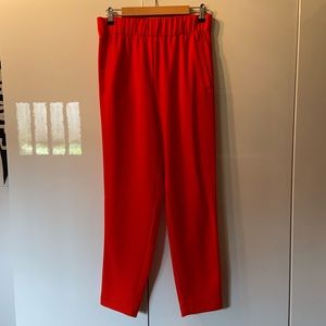NWT beautiful GANNI Clark Pant in Red Size 38 M